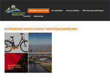 Tablet Screenshot of greenwaybicyclehire.com
